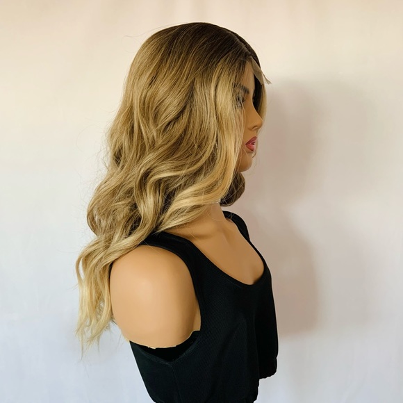 Gorgeous Golden Blonde Lace Front Part Premium Fiber Wig! - Picture 5 of 11